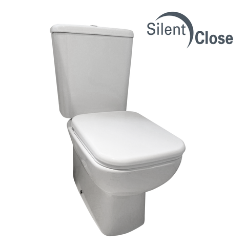 Abattant WC Compatible Compact Bricomart - Chêne Woodline Frein de chute 'SC'