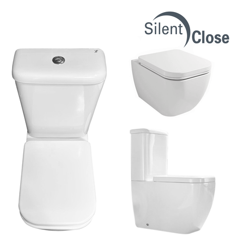 Abattant WC Compatible Legend P3 - Chêne Woodline Frein de chute 'SC'