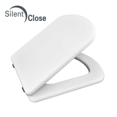Abattant WC Compatible Smart Gala - Woodline Laqué Frein de chute 'SC'