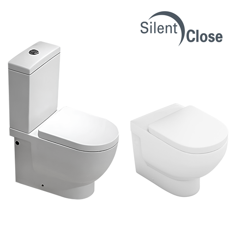 Abattant WC Compatible Marseille Fossil Natura Normal- Ecoline Frein de chute 'SC'