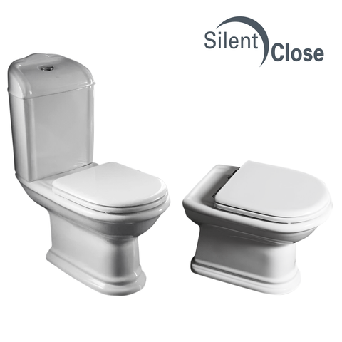 Abattant WC Compatible Rose Althéa - Dureline Frein de chute 'SC'