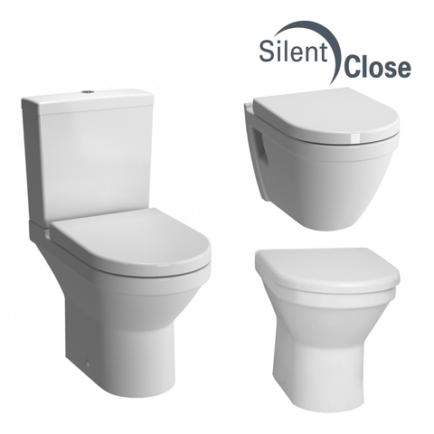 Abattant WC Compatible S50 Vitra - Chêne Woodline Frein de chute 'SC'