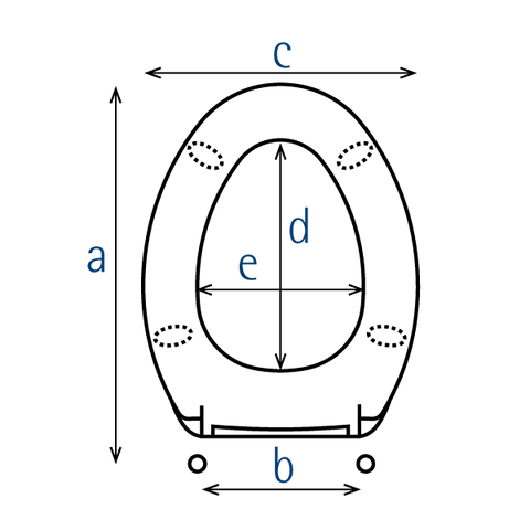 Abattant WC Compatible Carmen Roca V.1- Ecoline