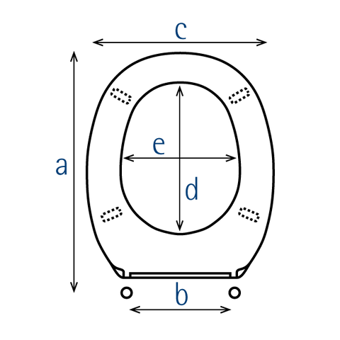 Abattant WC Compatible Eau-Long Samciu - Ecoline