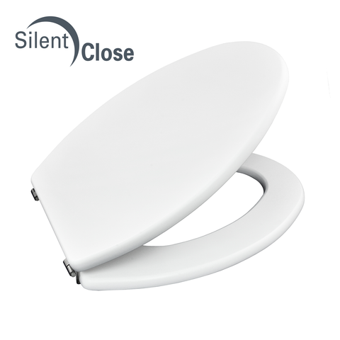 Record Bellavista compatible toilet seat - Woodline cushioned lacquered 'SC'