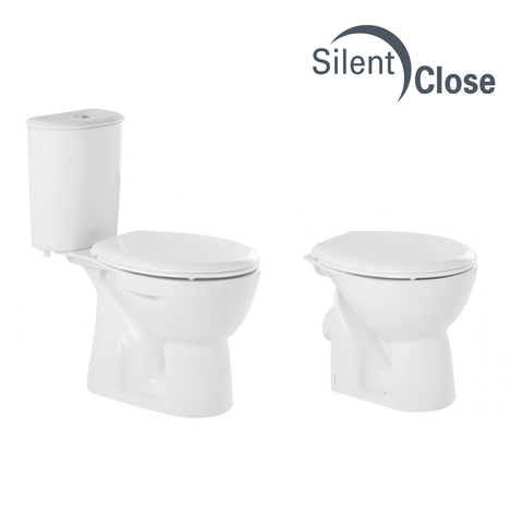 Tapa WC Compatible Cetus Basic Sanindusa - Unisan - Woodline Lacada Amortiguada 'SC'