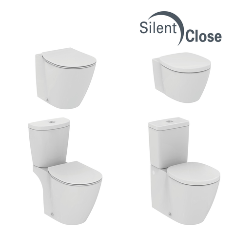Tapa WC Compatible Concept / Connect Ideal Standard - Woodline Lacada Amortiguada 'SC'