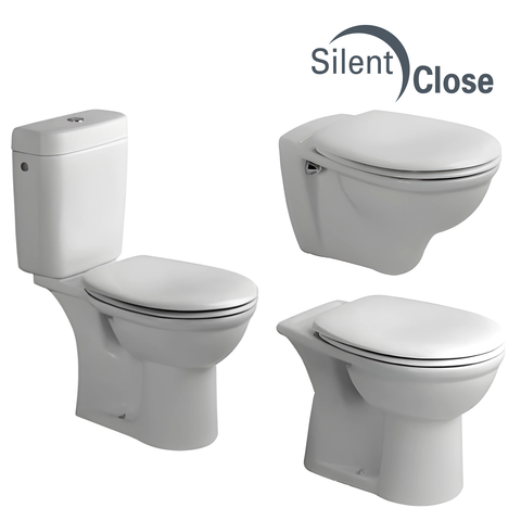 Abattant WC Compatible Darling Duravit V.1 - Entrecentros 160- Ecoline Frein de chute 'SC'