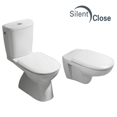 Abattant WC Compatible Désirade Allia - Chêne Woodline Frein de chute 'SC'