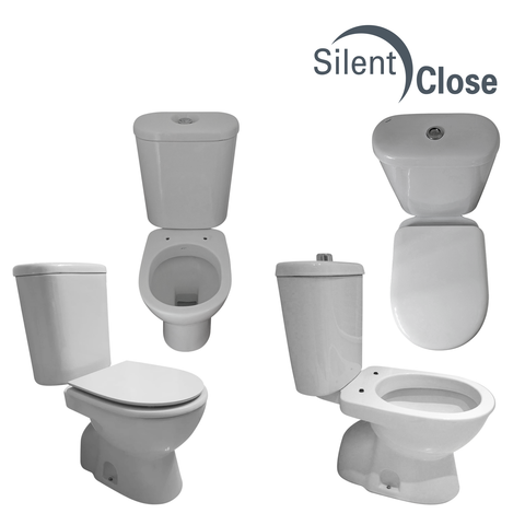 Abattant WC Compatible Domo Sangra V.1 et V.2- Dureline Frein de chute 'SC'