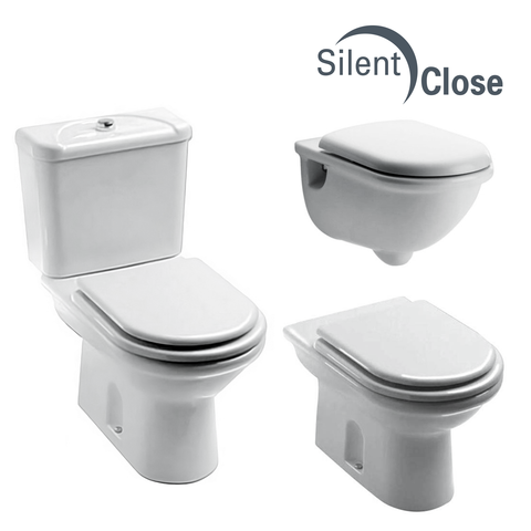 Tapa WC Compatible Esedra Ideal Standard  V.1- Ecoline Amortiguada 'SC'