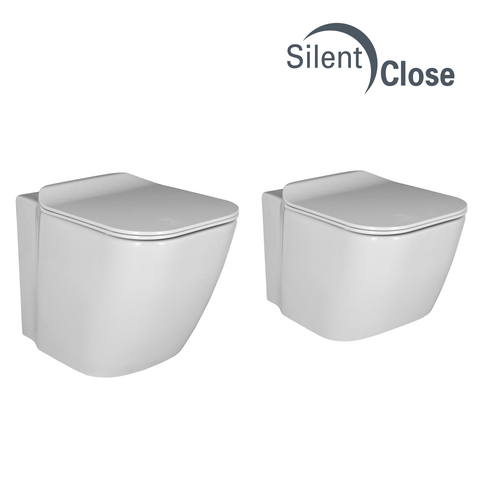 Abattant WC Compatible Essence C Noken Largeur 340Mm - Chêne Woodline Frein de chute 'SC'