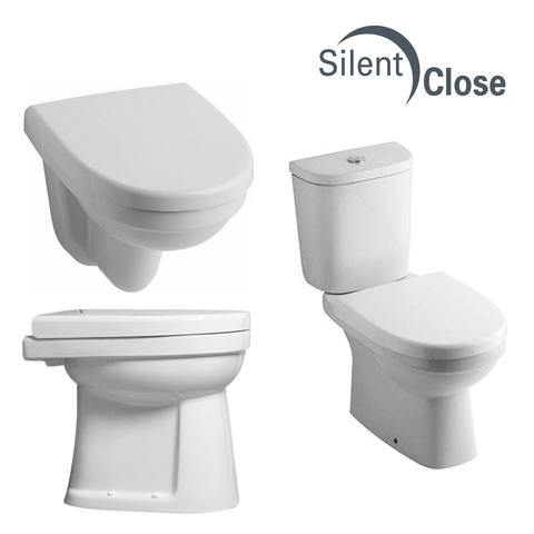 Abattant WC Compatible Eurobase 300 Sphinx - Chêne Woodline Frein de chute 'SC'