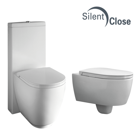 Abattant WC Compatible Fusion Hatria Rond - Chêne Woodline Frein de chute 'SC'