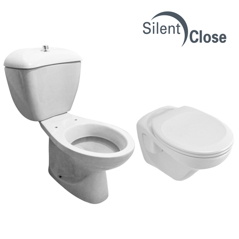 Abattant WC Compatible Grangracia Villeroy & Boch - Woodline Laqué Frein de chute 'SC'