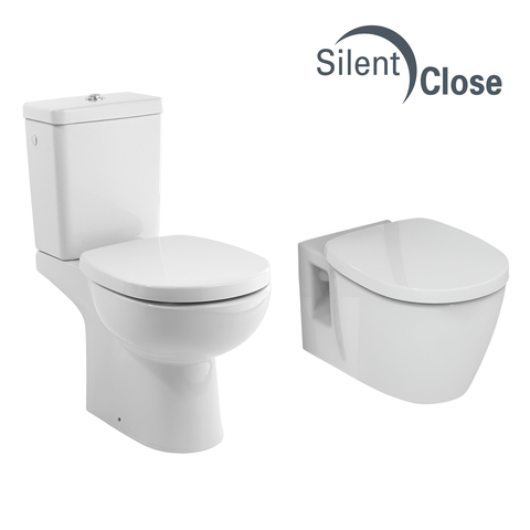 Abattant WC Compatible Idealsoft Ideal Standard - Dureline Frein de chute 'SC'