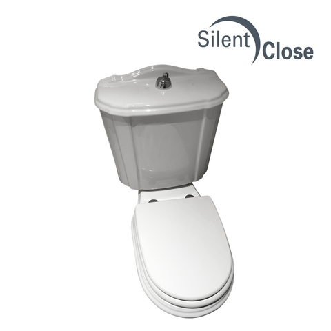 Abattant WC Compatible Impérial Sanitana - Chêne Woodline Frein de chute 'SC'