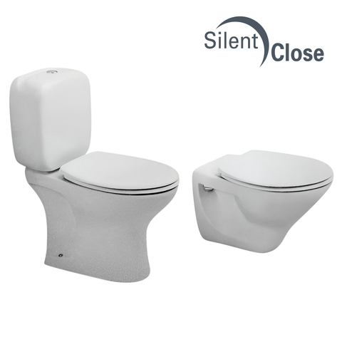 Abattant WC Compatible Laconda Duravit - Chêne Woodline Frein de chute 'SC'
