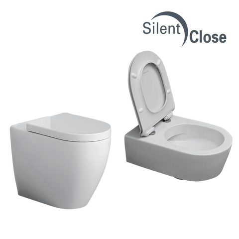 Abattant WC Liaison Compatible Flaminia - Dureline Frein de chute 'SC'