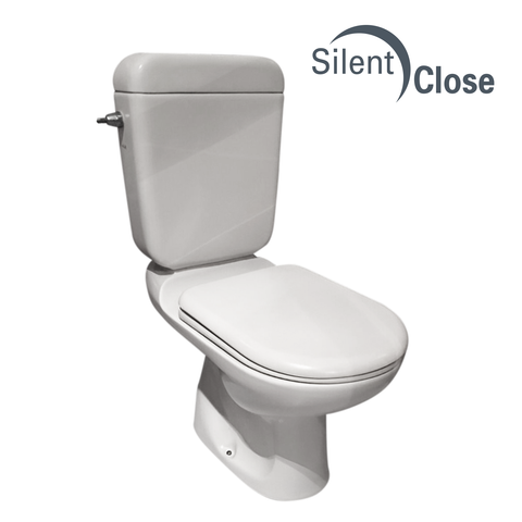Abattant WC Poignée Compatible 2 Keramag V.2- Dureline Frein de chute 'SC'
