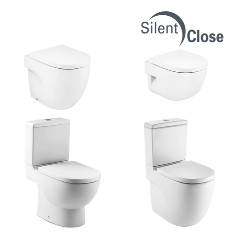 Abattant WC Intercentres Meridian N Roca compatibles 160- Dureline Frein de chute 'SC'