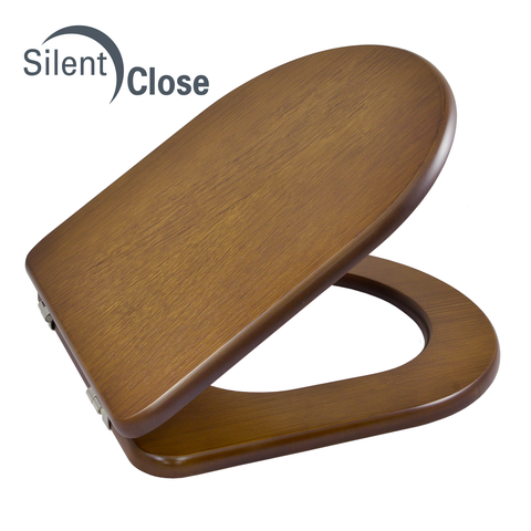 Tapa WC Compatible Bela Noken - Woodline Roble Amortiguada 'SC'