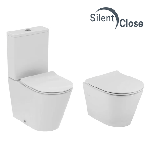 Abattant WC Contour Compatible Ideal Standard - Dureline Frein de chute 'SC'