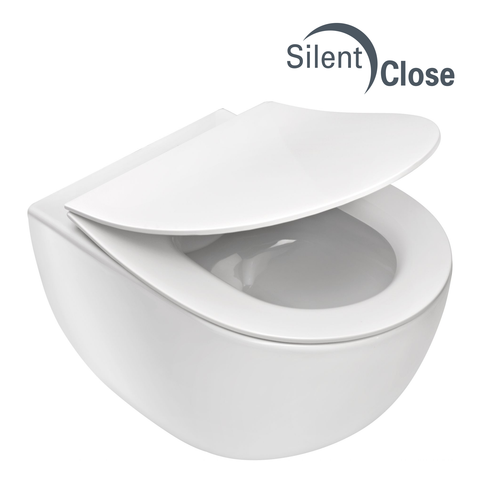 Abattant WC Compatible Pivoine Deante - Chêne Woodline Frein de chute 'SC'