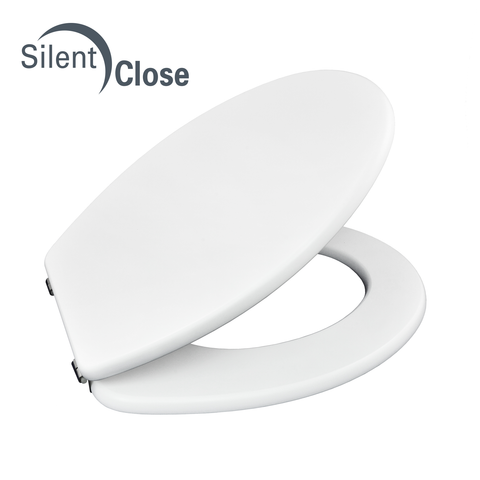 Tapa WC Compatible Amica Villeroy & Boch - Woodline Lacada Amortiguada 'SC'