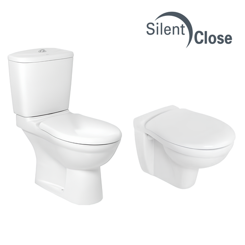 Abattant WC Compatible San Remo Idéal Standard Pmr- Ecoline Frein de chute 'SC'