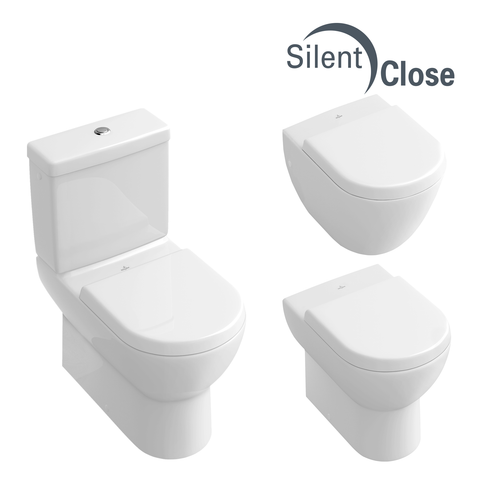Tapa WC Compatible Subway Villeroy & Boch - Woodline Lacada Amortiguada 'SC'