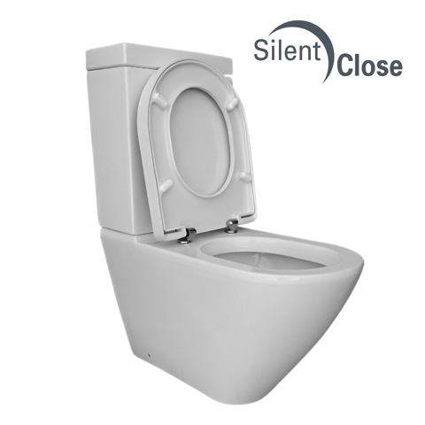 Abattant WC Compatible Tebas 1 Noken V.1 - Rond- Dureline Frein de chute 'SC'