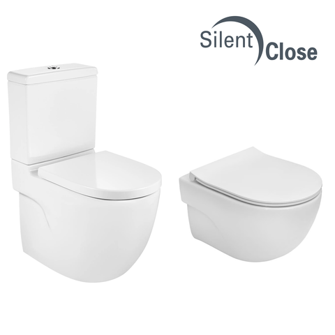 Abattant WC Intercentres Teras Roca compatibles 180- Dureline Frein de chute 'SC'
