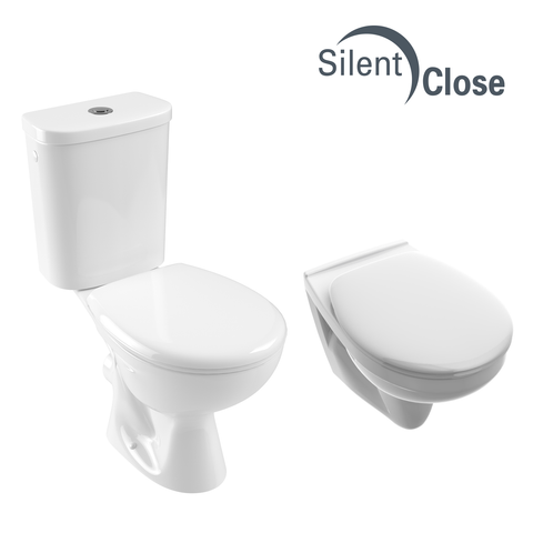 Tapa WC Compatible Volta Plus Villeroy & Boch - Woodline Roble Amortiguada 'SC'