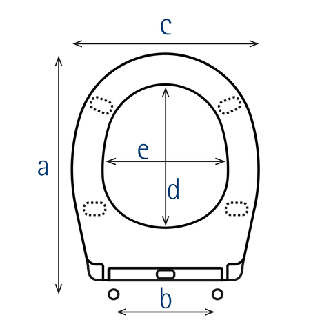 Tapa WC Compatible Ecco - Eurovit Ideal Standard - Dureline